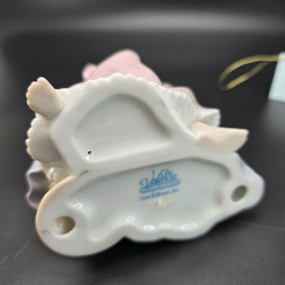 Porcelain Figurine Mother Holding Baby In Pink Dress Valencia NWT JJ3904 - Picture 12 of 12